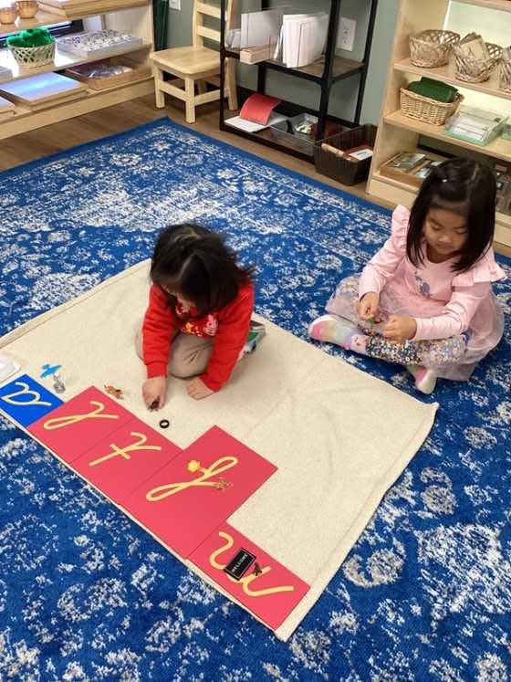 Montessori learning in action